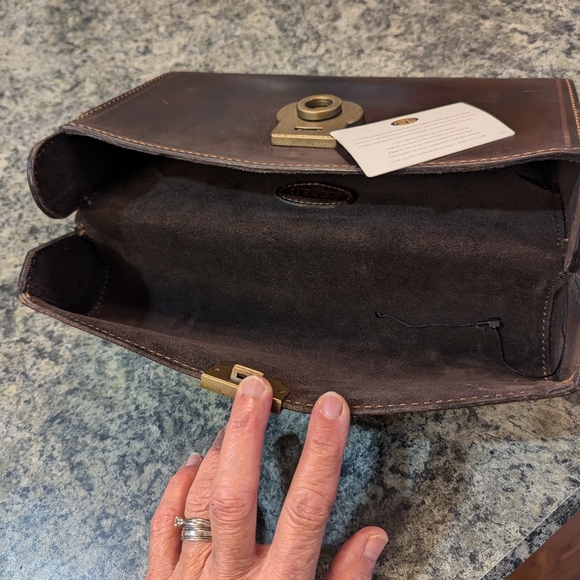 Fossil Mens Vintage VA Port Tech Messenger Bag - Picture 5 of 10